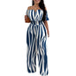 Elegant Off Shoulder Women's Jumpsuit Casual Polyester
