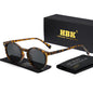 HBK Fashion Sunglasses Men Round TR90 Frame UV400