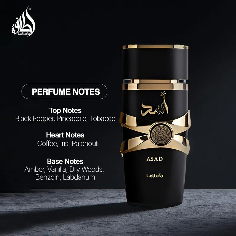 Lattafa Asad -Unisex Eau de Parfum (3.4 oz)