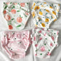 4PCS Reusable Cotton Baby Diapers for Potty Training