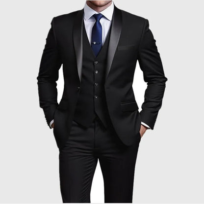 Men Slim Fit Tuxedo Suit for Weddings and Parties