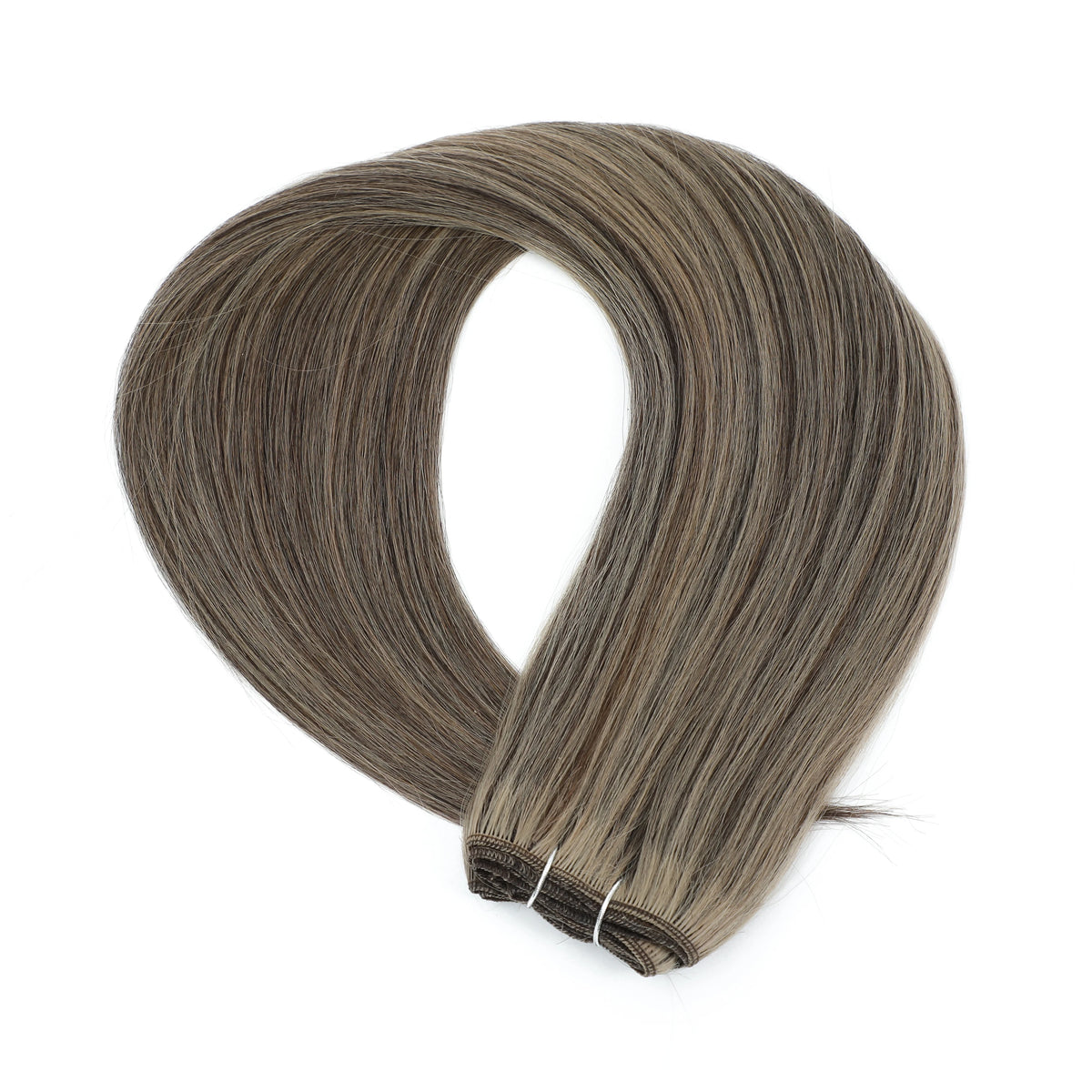 30 Inch Bone Straight Synthetic Hair Bundles Piano Blonde Ombre