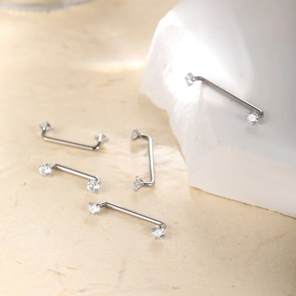 Titanium CZ Crystal Surface Piercings 12mm-25mm