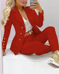 Paisley Butterfly Blazer Suit and Pants Set for Women