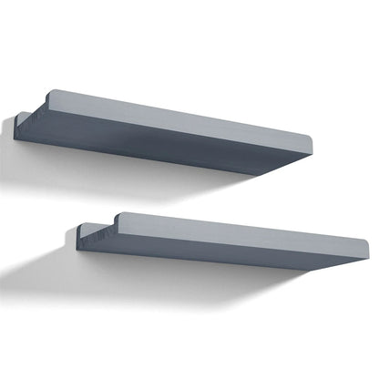 Wooden Floating Shelves Set of 2 Wall Mounted