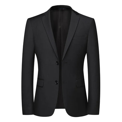 Men's Solid Color Blazer Jacket for Business and Weddings