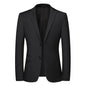 Men's Solid Color Blazer Jacket for Business and Weddings