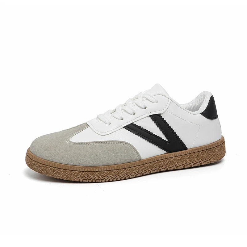 Women Lace-Up Casual Sneakers Breathable Tennis Shoes