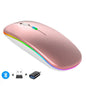 Rechargeable Wireless Mouse Dual Modes for PC and Laptop