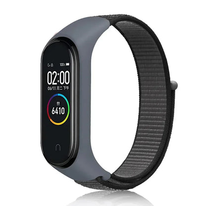 Nylon Adjustable Watchband for Xiaomi Mi Band 3 4 5 6 7