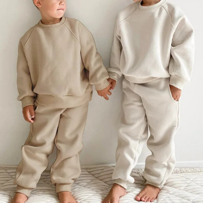Children's Fleece Sports Set Sweatshirt and Pants