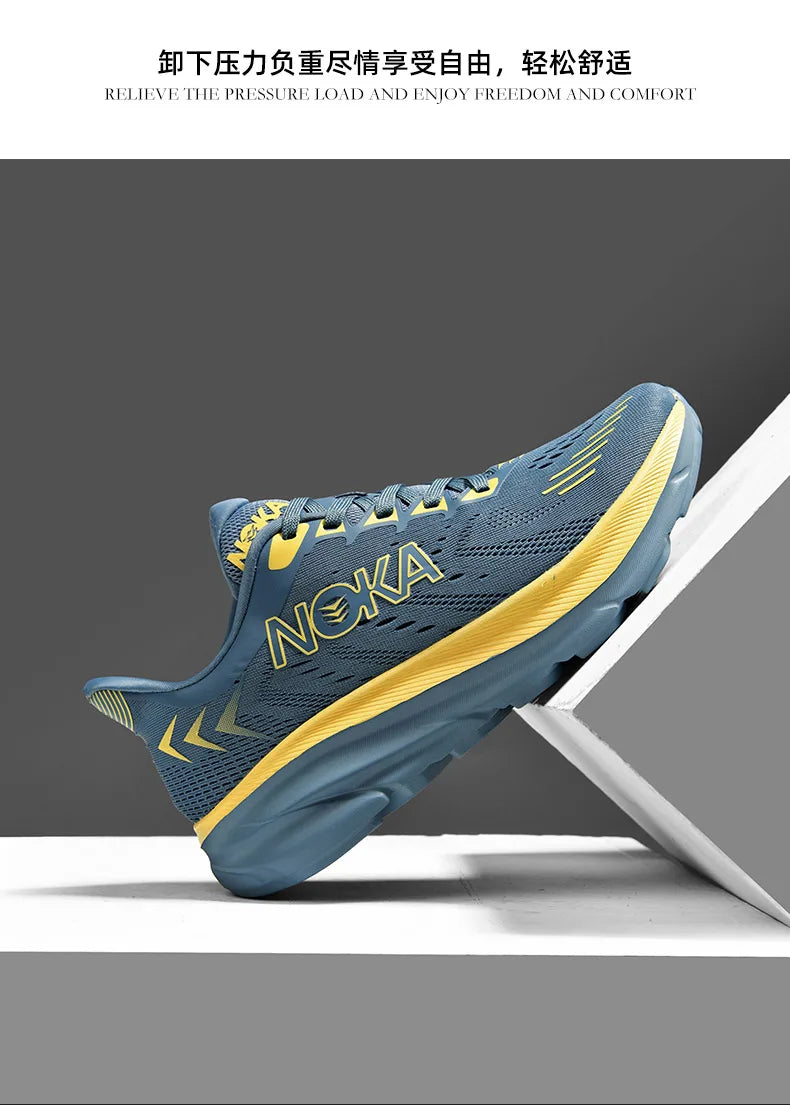 Men's Breathable Mesh Running Shoes for Outdoor Use