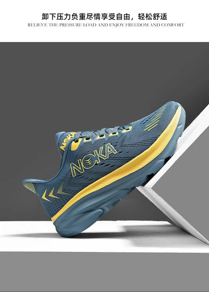 Men's Breathable Mesh Running Shoes for Outdoor Use