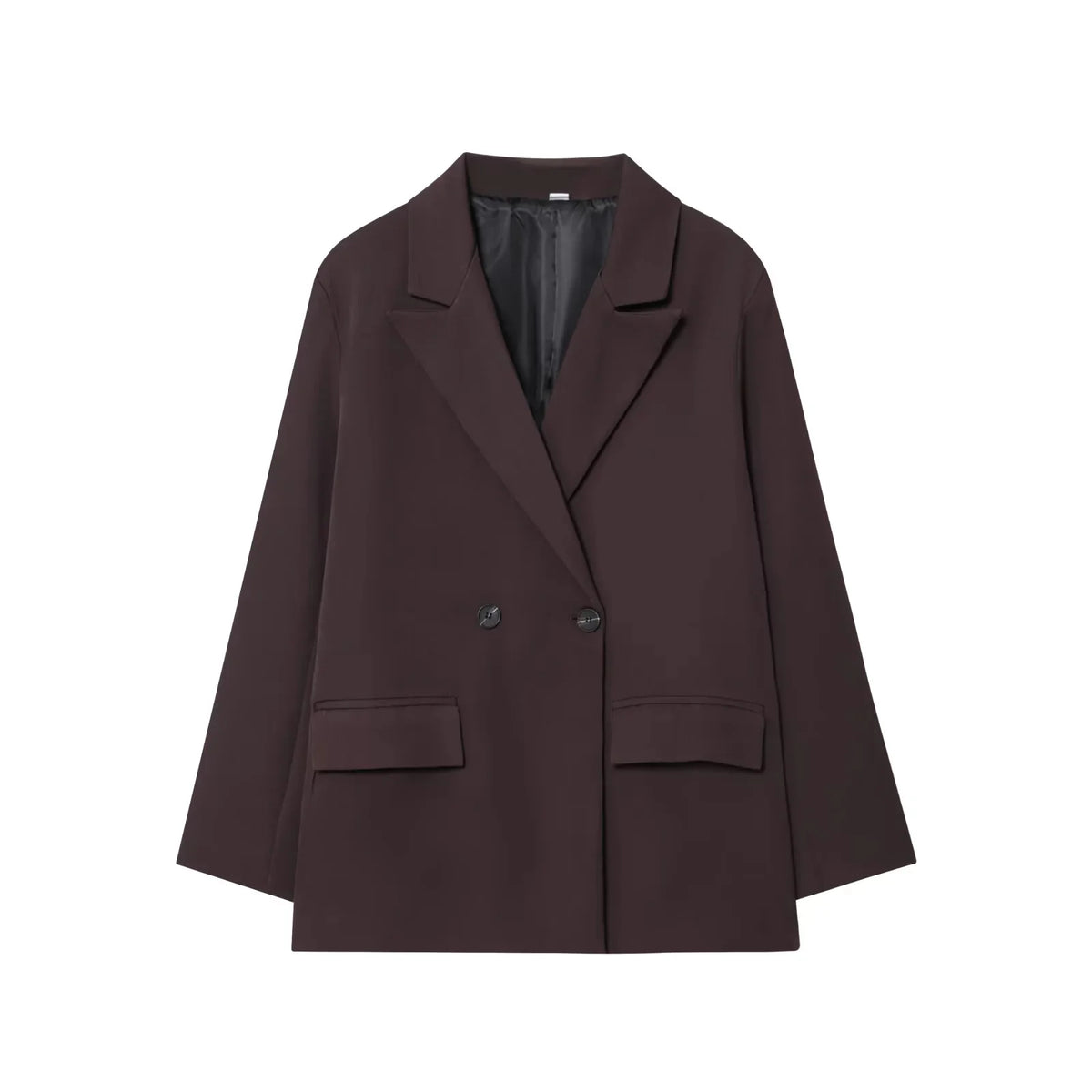Elegant Double Breasted Blazer Coat for Women