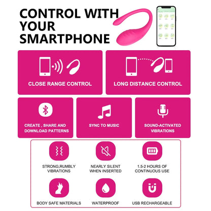 Wireless Remote Control Wearable Vibrator