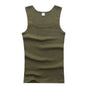 Plus Size Men Tank Tops Sleeveless Cotton Blend Vests