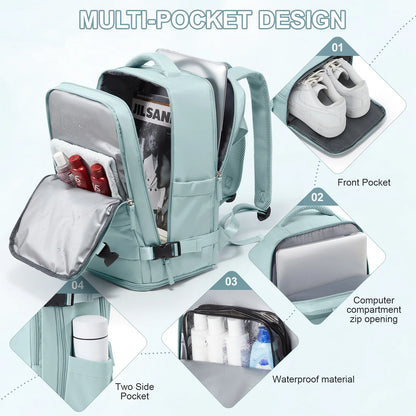 Waterproof Nylon Business Laptop Backpack 40x20x25