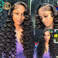 Loose Deep Wave Lace Frontal Wig 30 40 Inch Human Hair