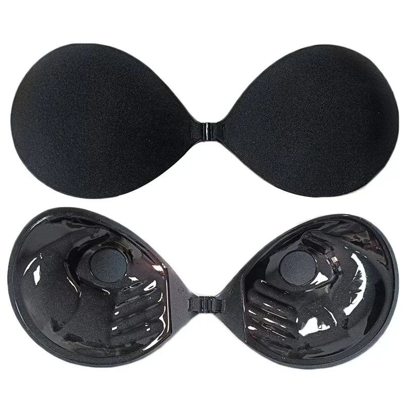Silicone Push Up Bra for Women Strapless Natural Color