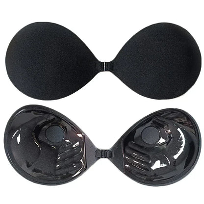 Silicone Push Up Bra for Women Strapless Natural Color