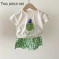 Cotton Toddler Summer Pajamas Set for Kids