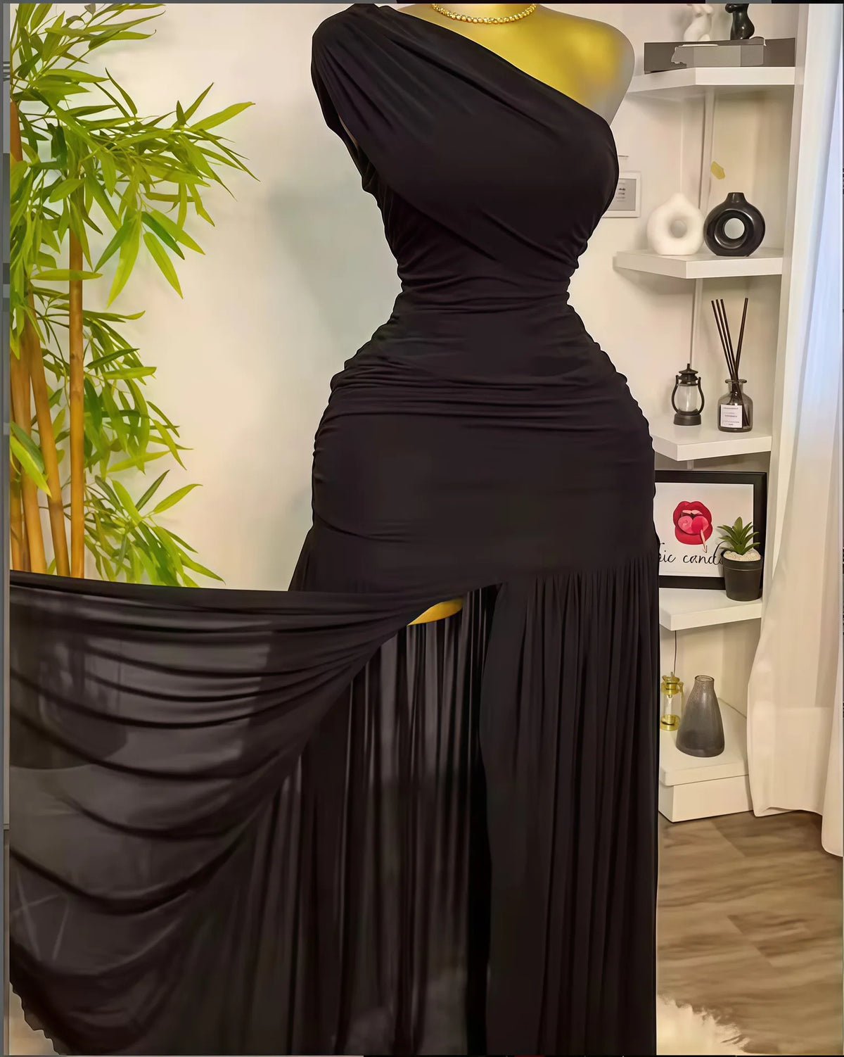 Elegant Off Shoulder Maxi Dress for Women