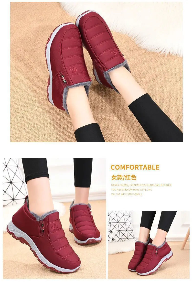 Men's Cotton Casual Ankle Boots for Winter
