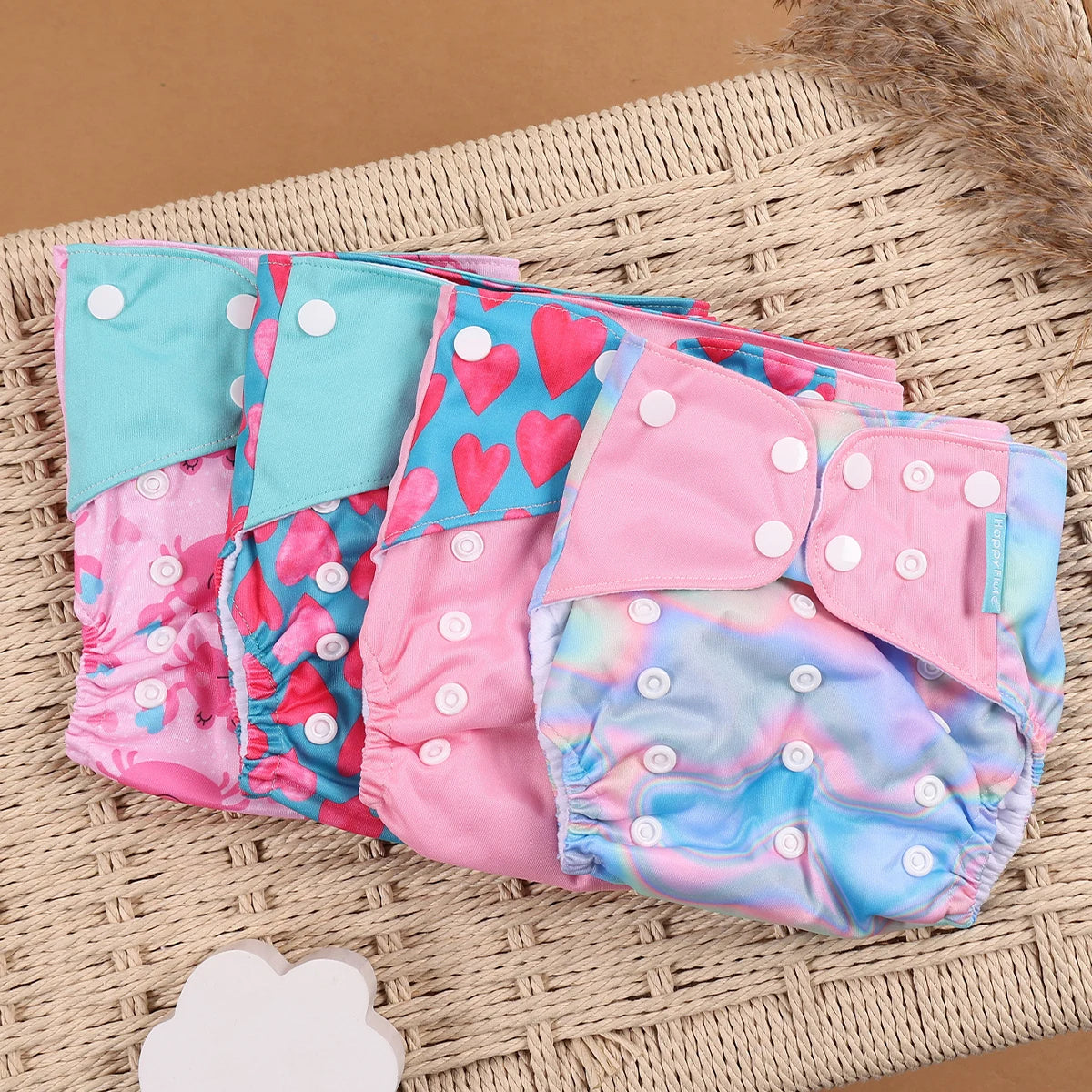 Happyflute Eco-Friendly Cloth Diaper Set for Babies