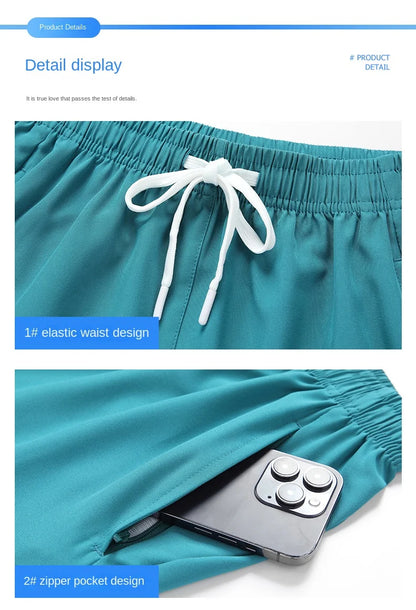 Men's Quick Dry Polyester Running Shorts