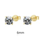 Canner Moissanite Stud Earrings 925 Sterling Silver
