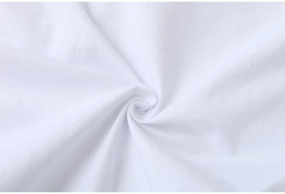 Women’s Loose White Cotton Embroidery Blouse
