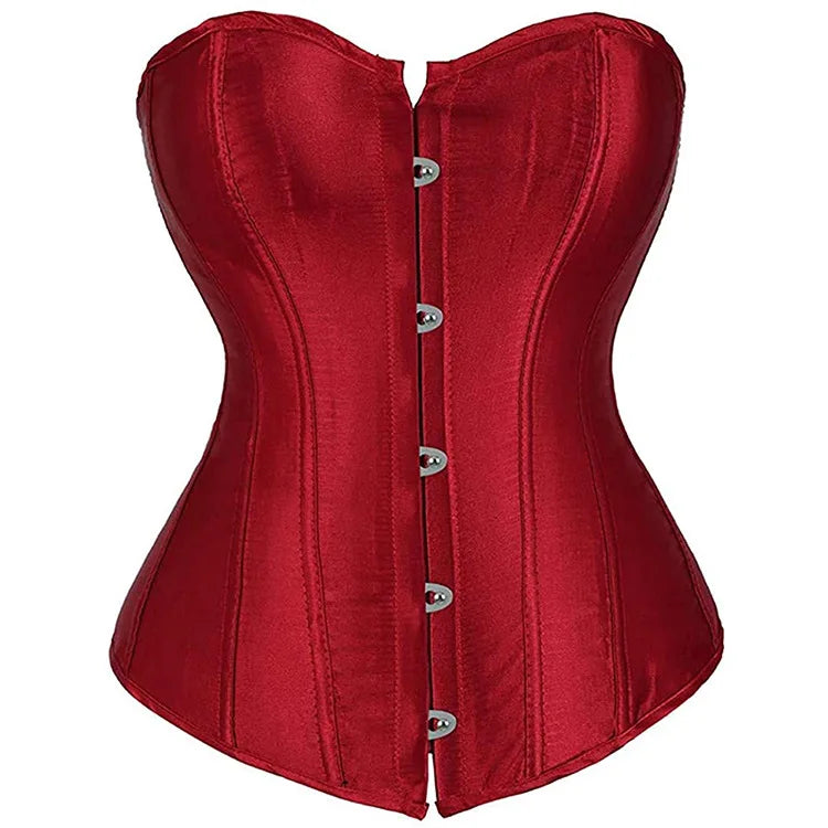 Gothic Lace Up Corset Shapewear for Women