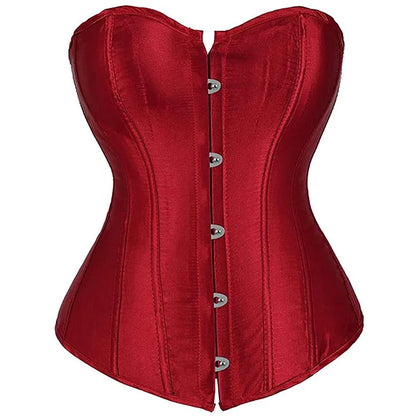 Gothic Lace Up Corset Shapewear for Women