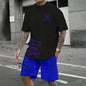 Men's Summer Loose Harajuku T-Shirt and Shorts Set