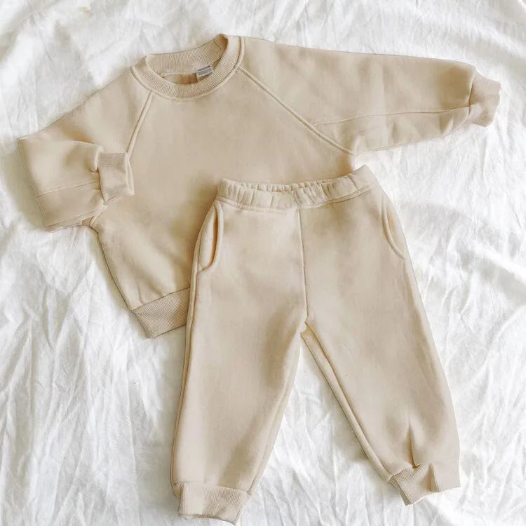 Children's Fleece Sports Set Sweatshirt and Pants