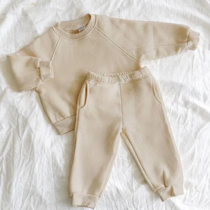 Children's Fleece Sports Set Sweatshirt and Pants