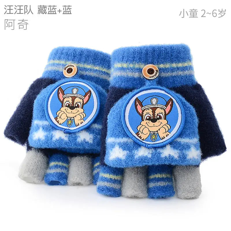 Paw Patrol Winter Gloves for Kids Unisex Polyester