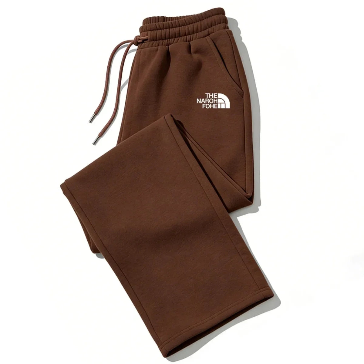 Womens Fleece Straight Leg Joggers Casual Pants