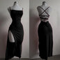 Summer Halter Strap Sheath Dress in Polyester