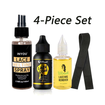 4 Pcs Lace Front Wig Glue and Adhesive Remover