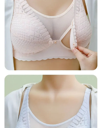Front Button Nursing Bra for Comfortable Breastfeeding