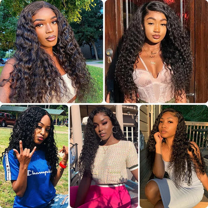 40 Inch 13x6 Deep Wave Lace Frontal Wig Human Hair