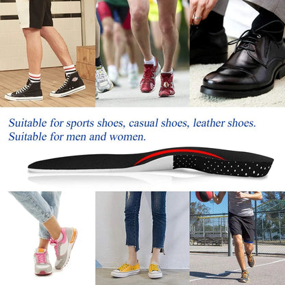 Memory Foam Sports Insoles with Arch Support