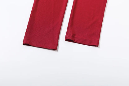 Furry Slash Neck Jumpsuit Women Polyester Elastane