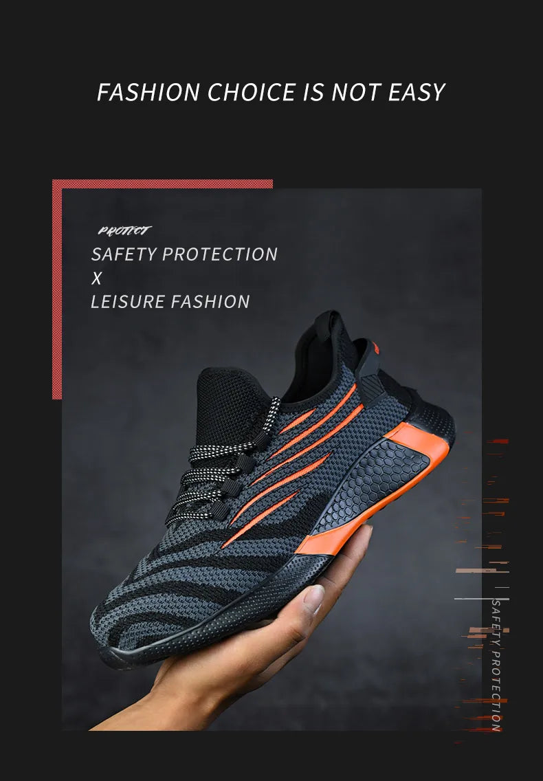 Men's Lightweight Anti-Puncture Safety Boots