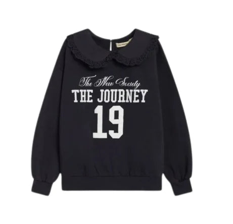 Kids Cute Print Cotton Sweatshirt and Skirt Set