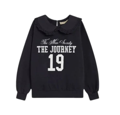 Kids Cute Print Cotton Sweatshirt and Skirt Set