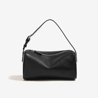 Soft Cowhide Mini Crossbody Bag with Split Leather