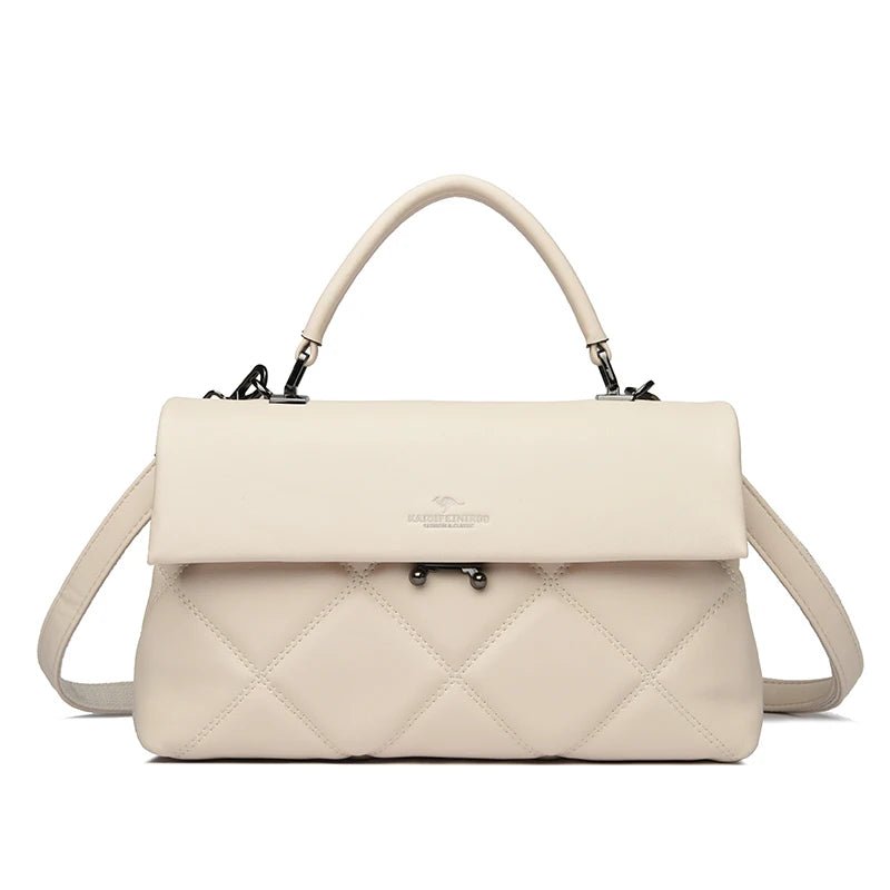Women's Soft Leather Crossbody Handbag