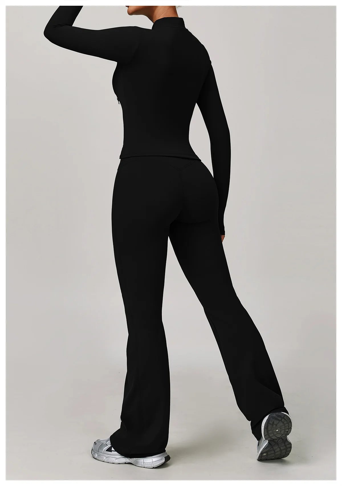 Yoga Suit Sports Set for Women Long Sleeve Athletic Wear